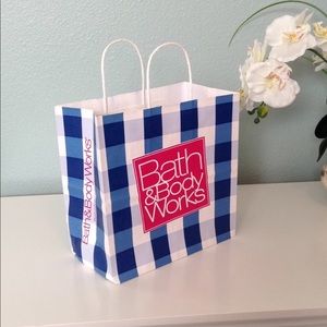 Set Of 5 Med Bath Body Works Paper Shopping Bags
